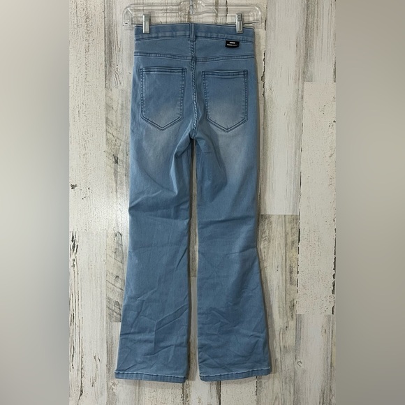 Dr. Denim Jeansmakers Skinny Holly Light Denim Jegging Legging Flare Size Small - Picture 7 of 13
